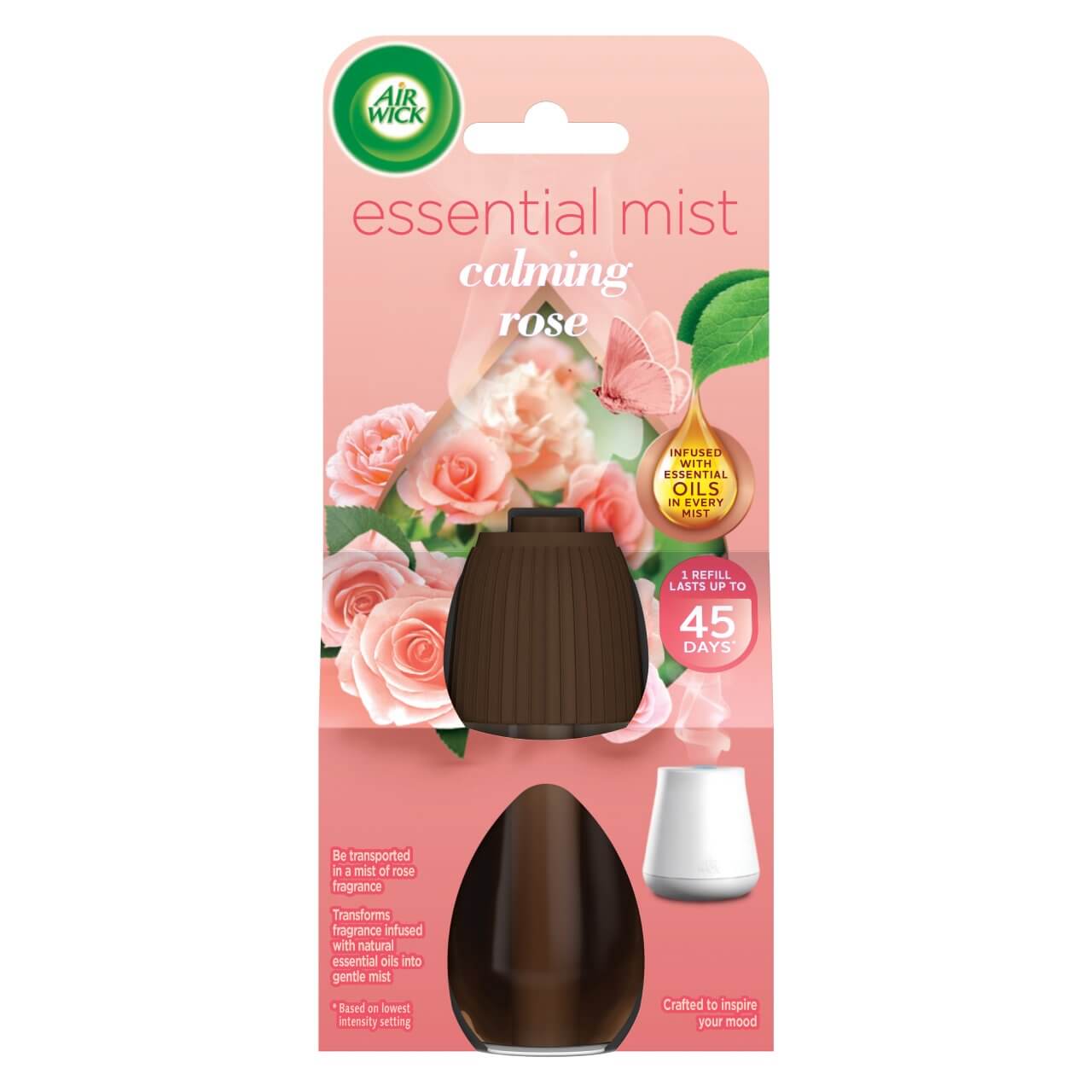 AIR WICK ESSENTIAL MIST REFILL CALMING ROSE 20ML