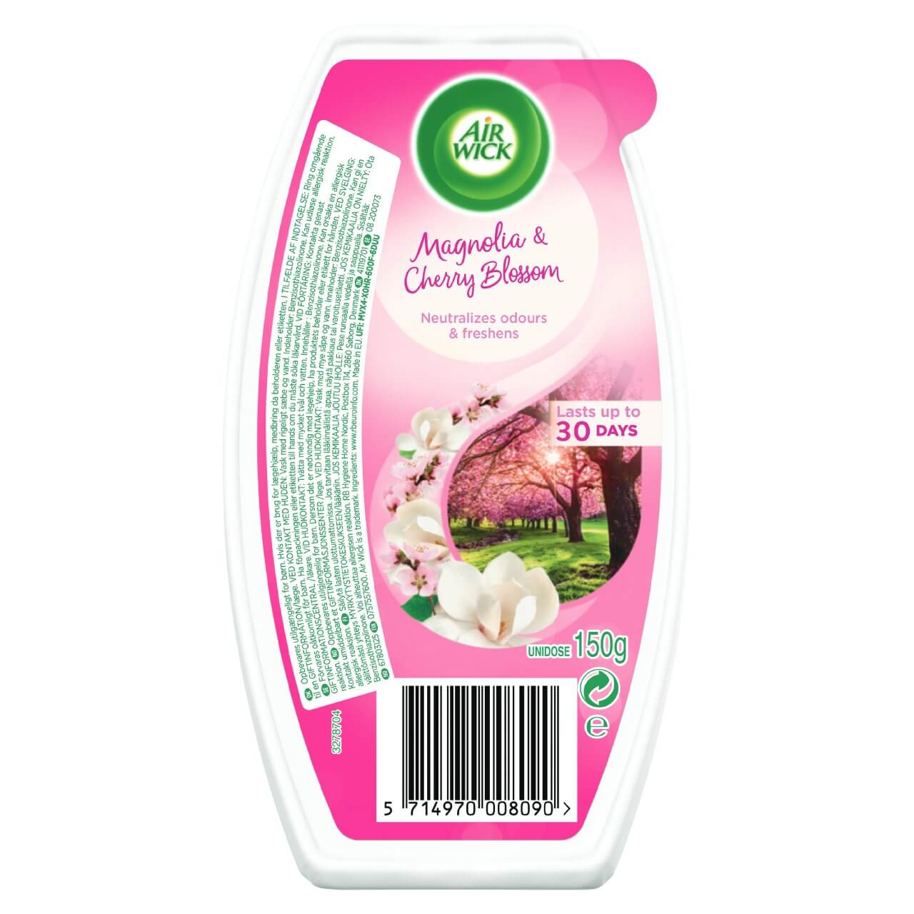 AIR WICK GEL BLOCK MAGNOLIA & CHERRY BLOSSOM 150G